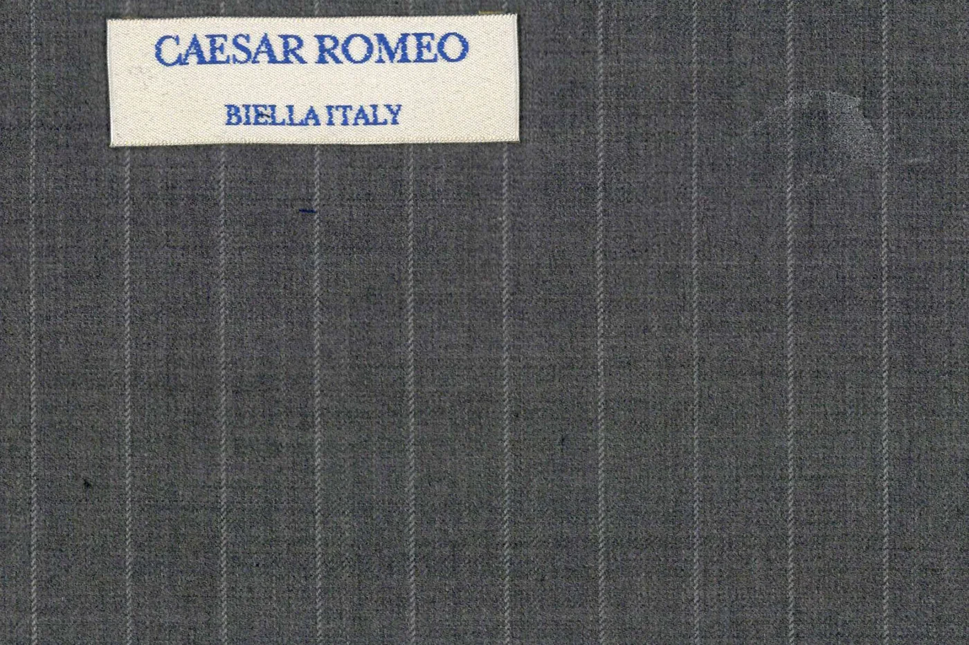 Caesar Romeo 24075-110 LIGHT GREY STRIPE fabric swatch