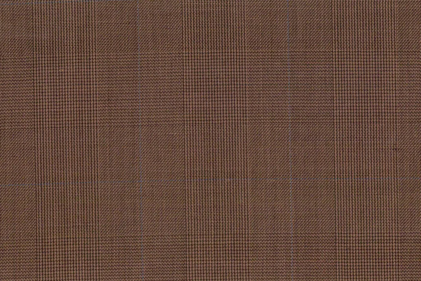 Caesar Romeo 24662-110 M.BROWN W/BLUE CHK fabric swatch