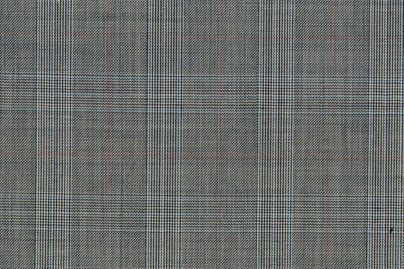 Caesar Romeo 25168-110 LT.GREY MULTI CHK fabric swatch