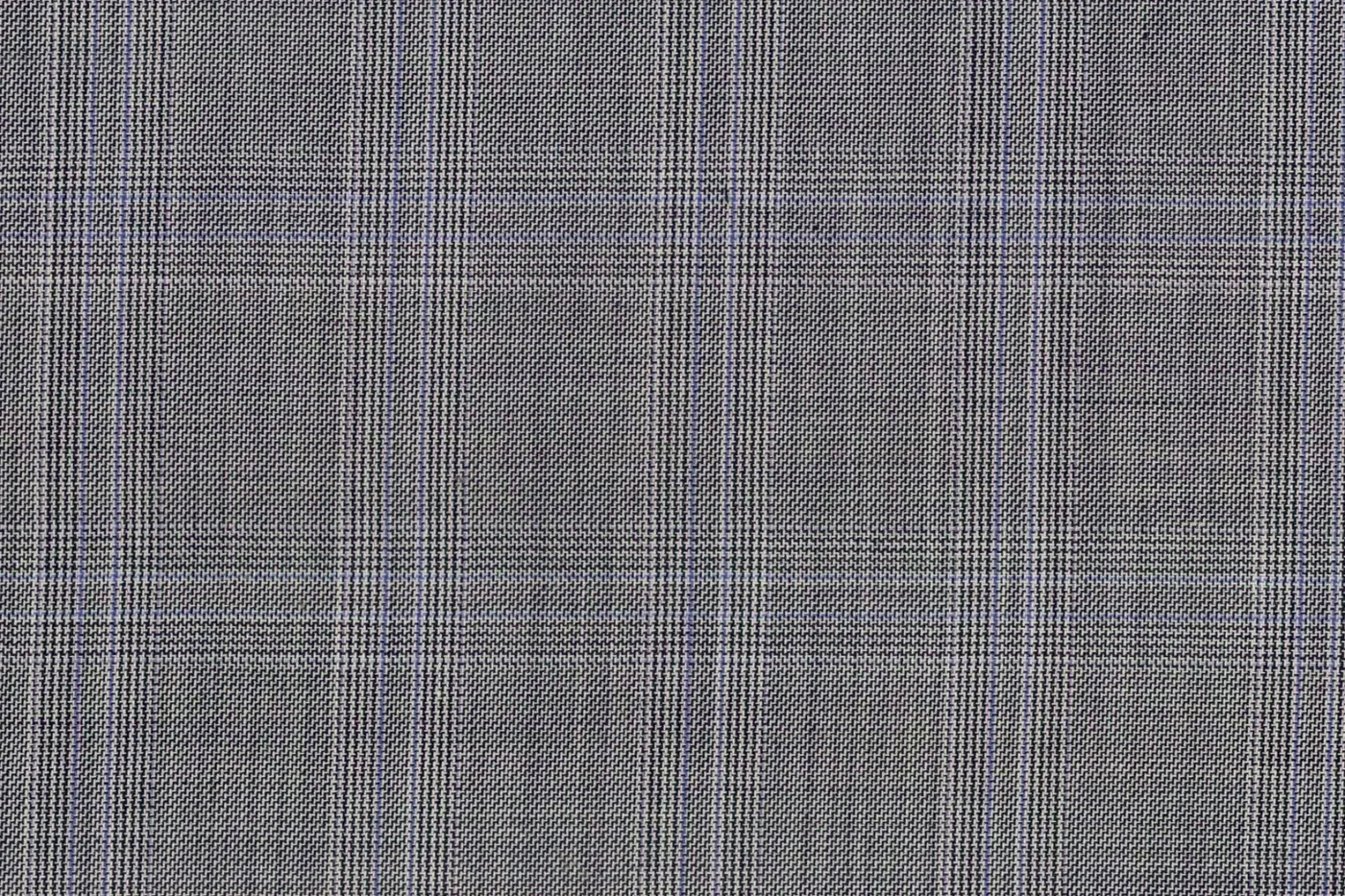 Caesar Romeo 25172-110 LT.GREY MULTI CHK fabric swatch