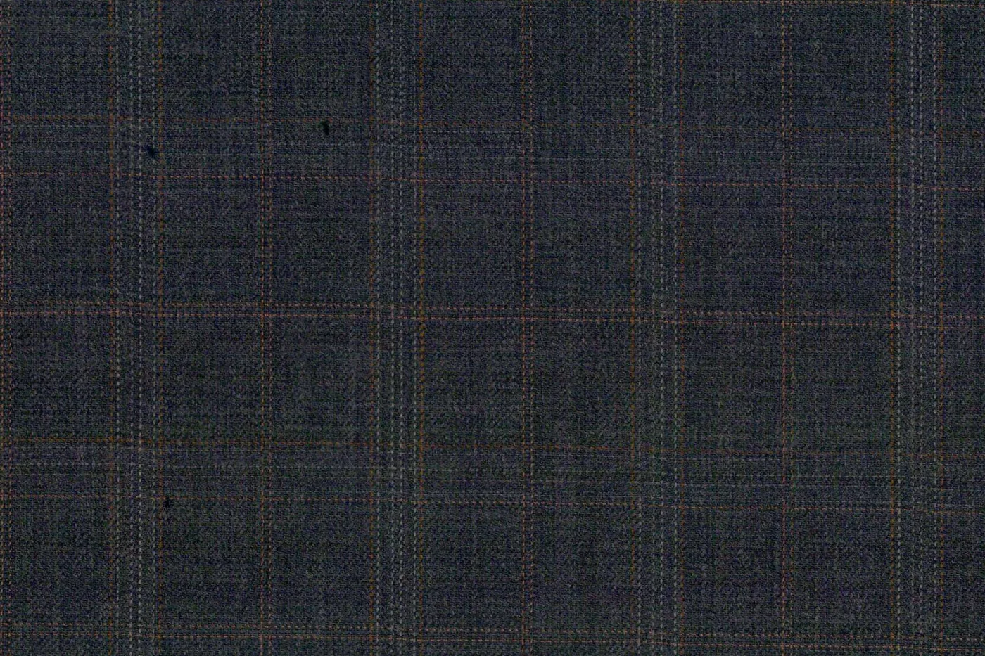 Caesar Romeo 25176-110 GREY W/BROWN CHK fabric swatch