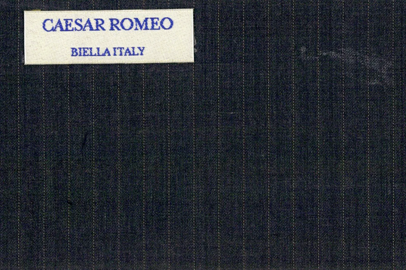 Caesar Romeo 25220-110 DARK GREY STRIPE fabric swatch
