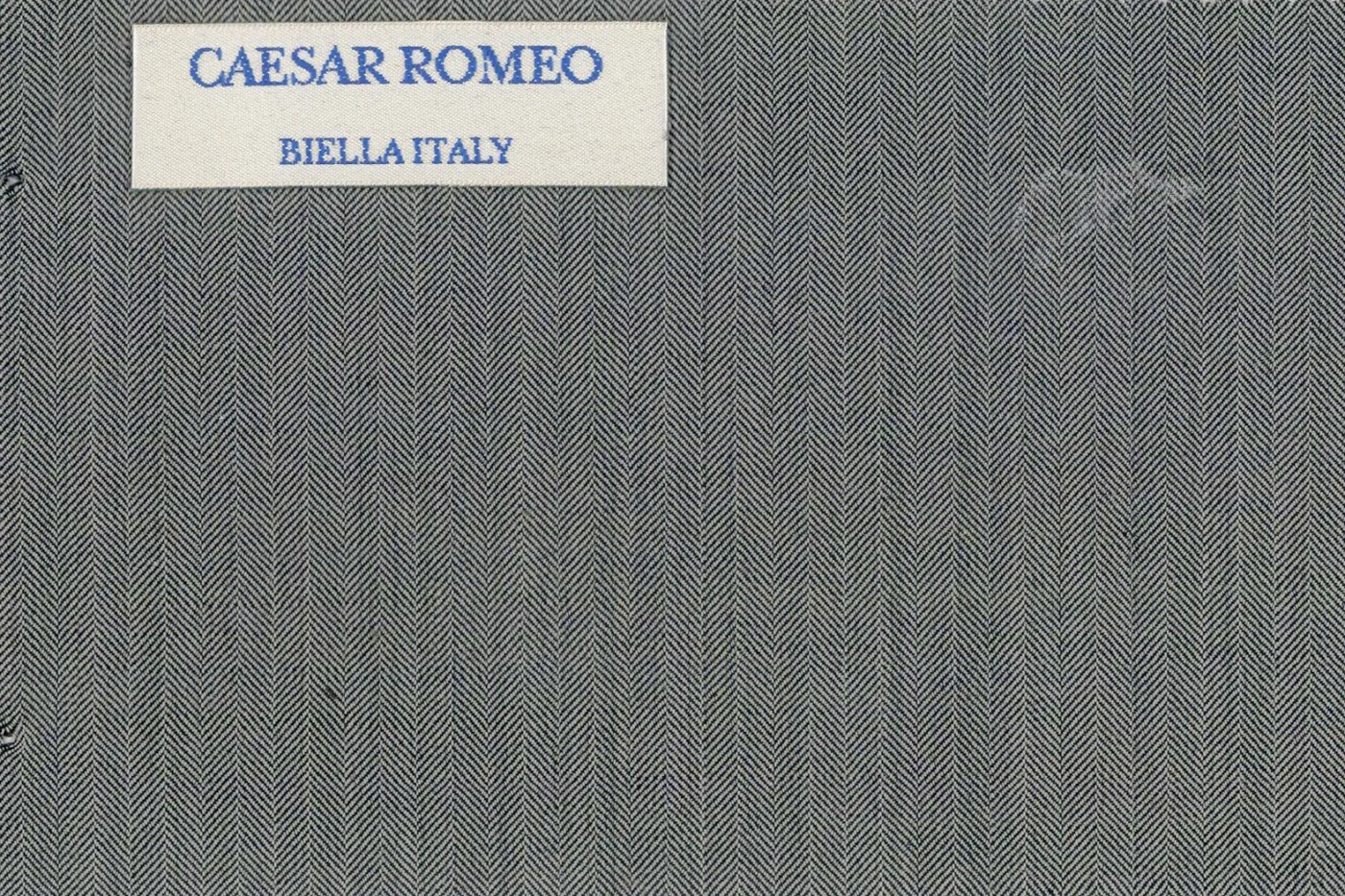 Caesar Romeo 25559-110 LIGHT GREY HBONE fabric swatch