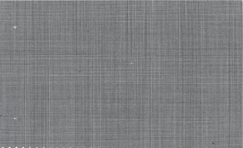 Caesar Romeo 26453-110 LIGHT GREY CHECK fabric swatch