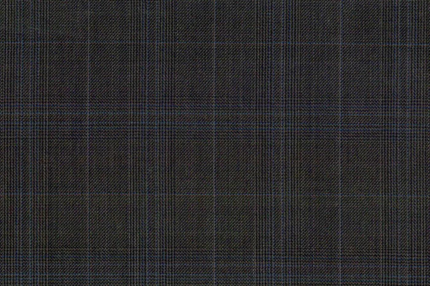 Caesar Romeo 26461-110 BROWN W/BLUE CHK fabric swatch