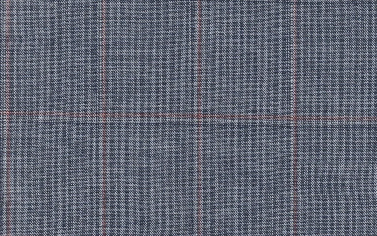 Caesar Romeo 29173-110 BLUE ASH GREY WPANE fabric swatch