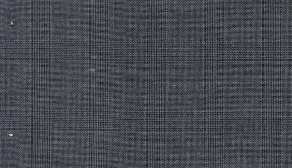Caesar Romeo 29948-110 Medium Grey Check fabric swatch
