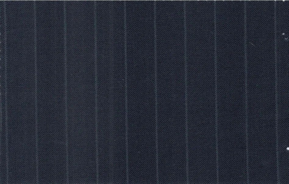 Caesar Romeo 30218-110 Navy Chalkstripe fabric swatch