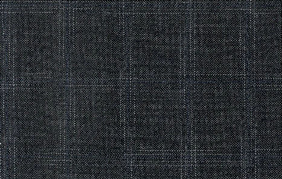Caesar Romeo 30254-110 DK. GREY W/BLUE WP fabric swatch