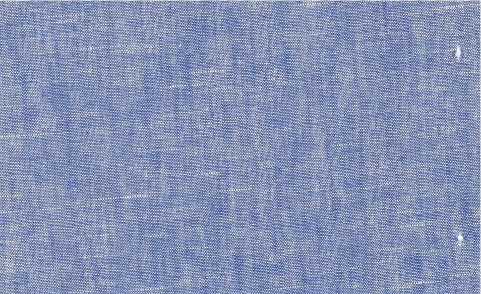 Cotton Linen Shirting 30192-78 Medium Blue fabric swatch
