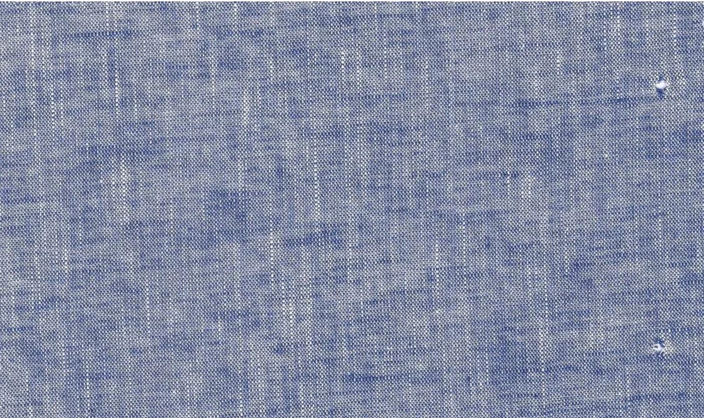 Cotton Linen Shirting 30193-78 Medium Blue fabric swatch