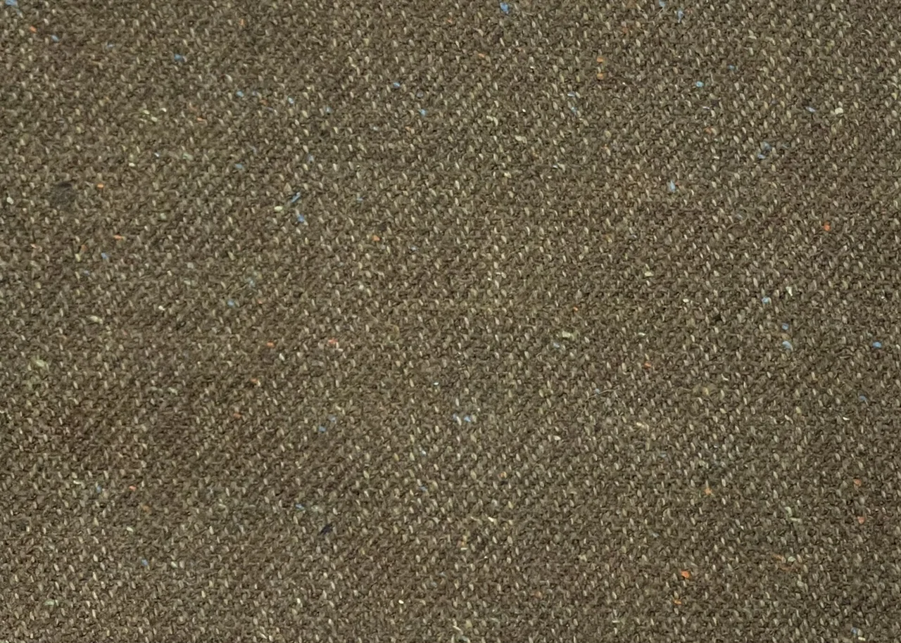 Devonshire Tweeds 27326-210 MED. BROWN W/SLUB fabric swatch