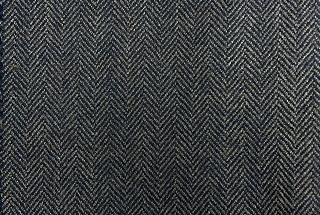 Devonshire Tweeds 27338-195 MID. BROWN HBONE fabric swatch