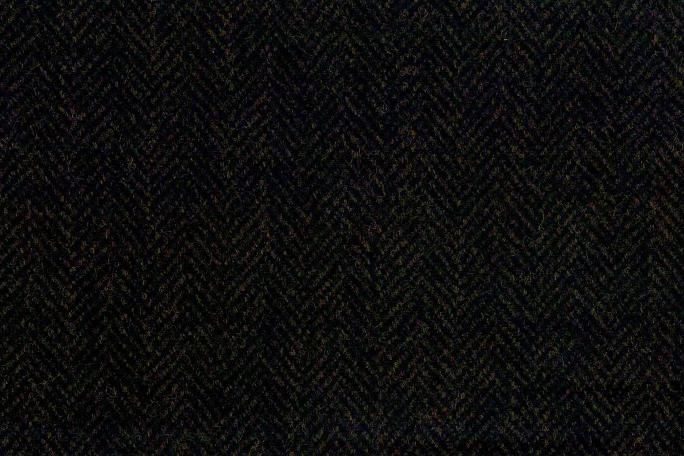 Devonshire Tweeds 27339-195 DARK BROWN HBONE fabric swatch