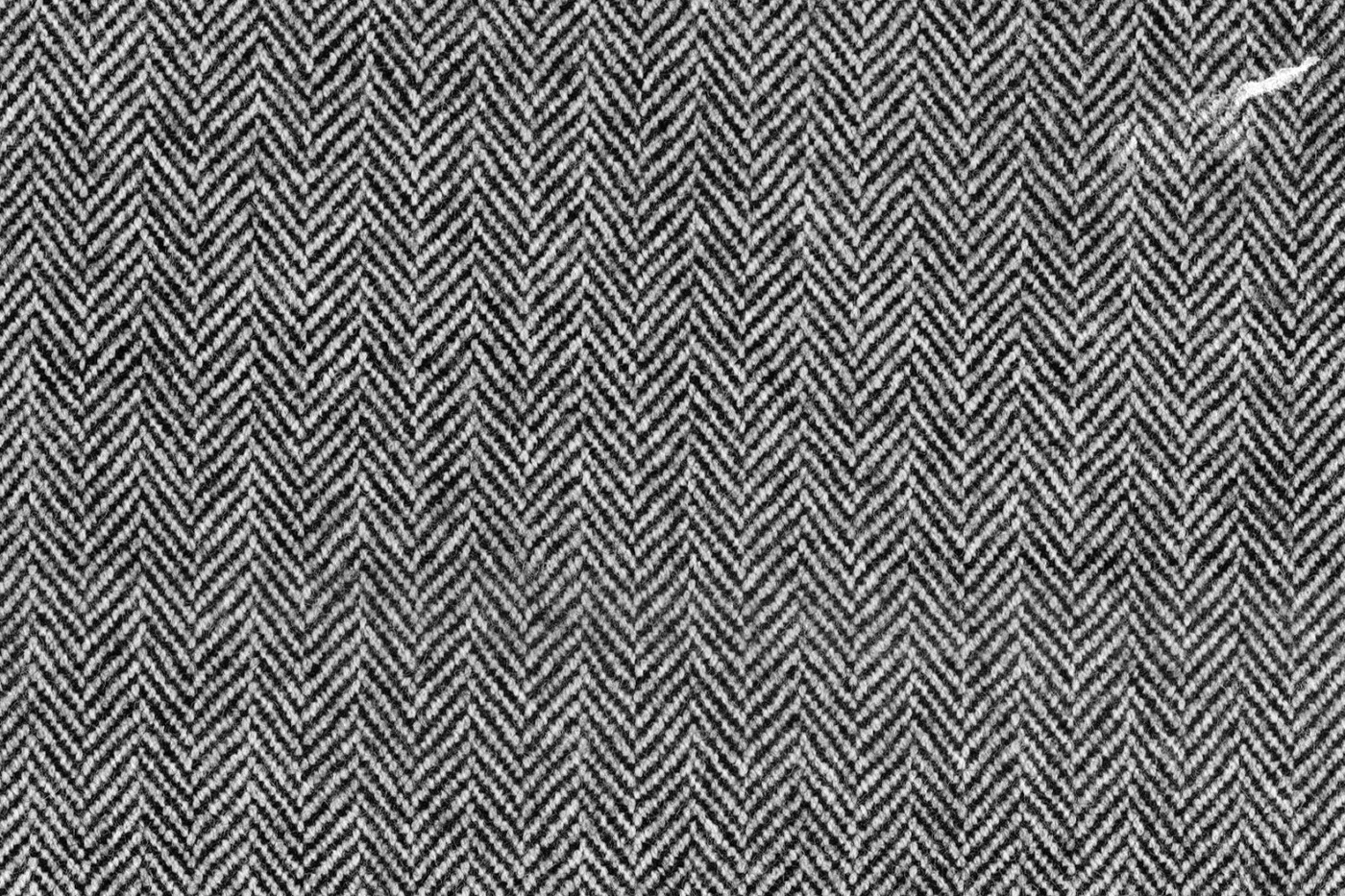 Devonshire Tweeds 27964-195 SILVER GREY HBONE fabric swatch