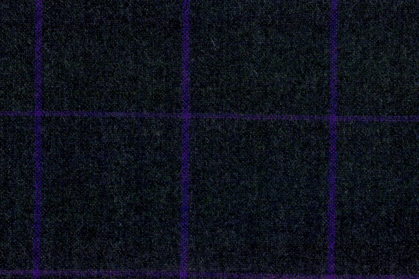 Devonshire Tweeds 28554-195 GREY W/PURPLE WP fabric swatch