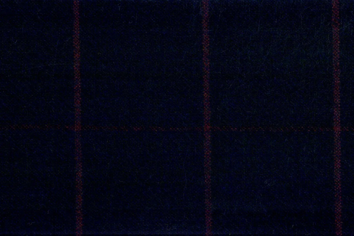 Devonshire Tweeds 28556-195 NAVY W/RED WPANE fabric swatch