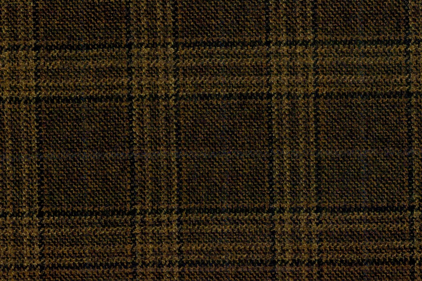 Devonshire Tweeds 28572-195 MEDIUM BROWN CHECK fabric swatch