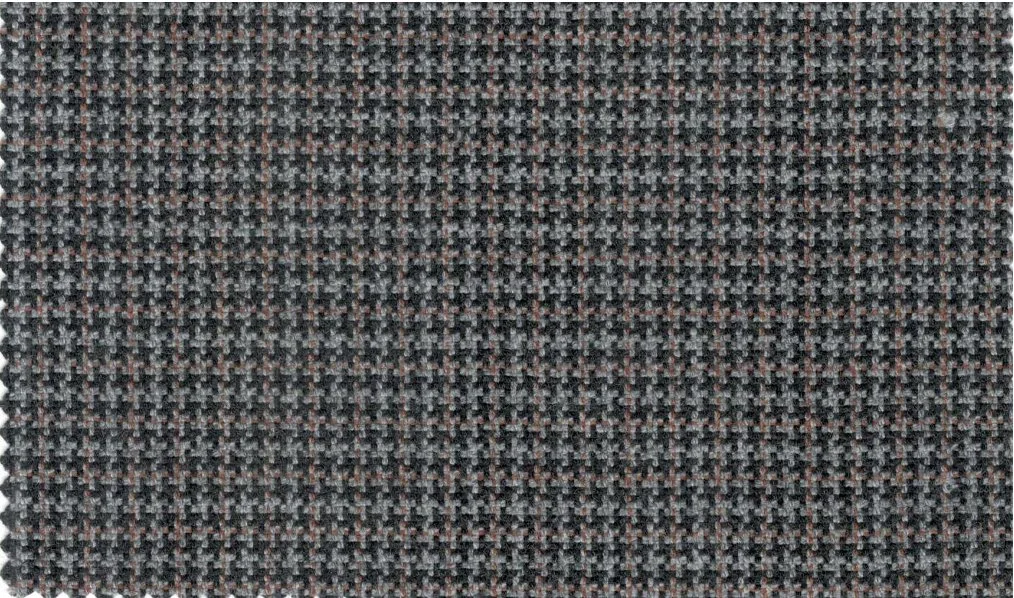 Devonshire Tweeds 30025-195 Grey Houndstooth fabric swatch