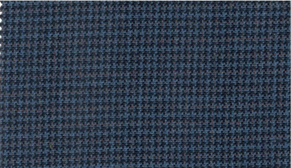 Devonshire Tweeds 30026-195 Blue Houndstooth fabric swatch