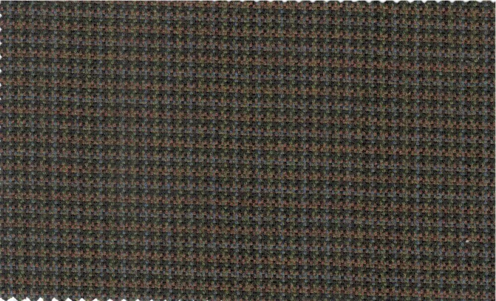 Devonshire Tweeds 30028-195 Brown Houndstooth fabric swatch