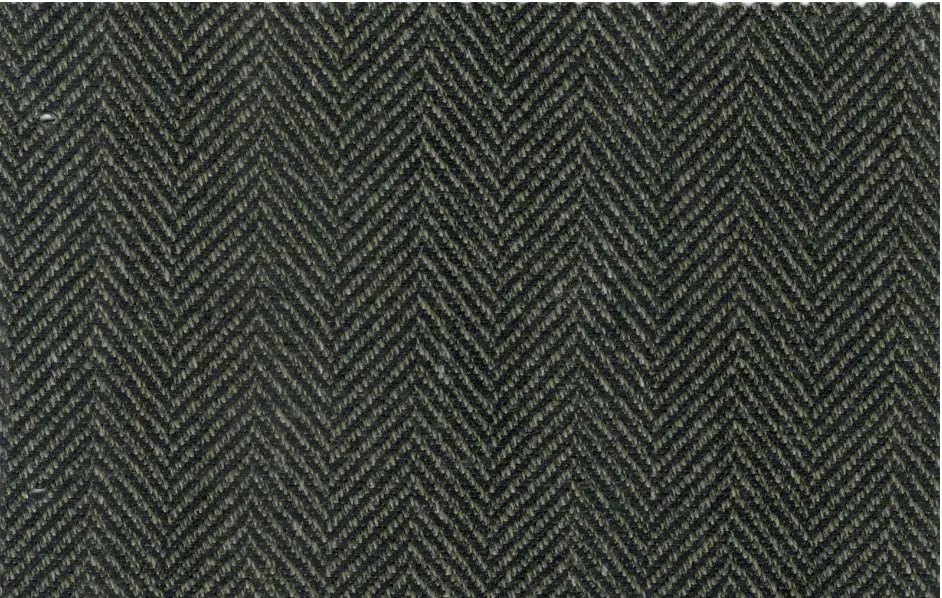 Devonshire Tweeds 30047-210 Olive Herringbone Slub fabric swatch