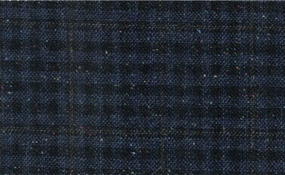 Devonshire Tweeds 30063-210 Blue Check fabric swatch