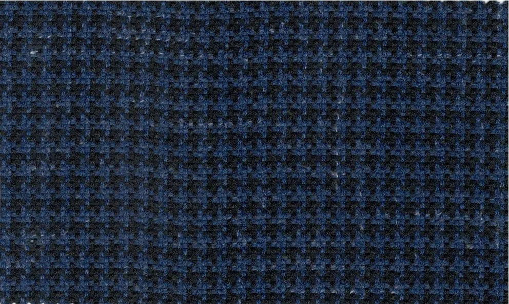 Devonshire Tweeds 30065-210 Blue Houndstooth fabric swatch