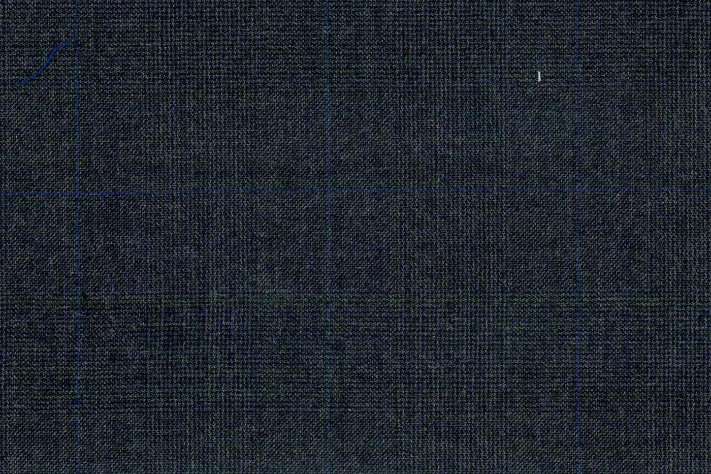 Dormeuil 15.8 Super 150's 27811-880 DARK GREY CHECK fabric swatch