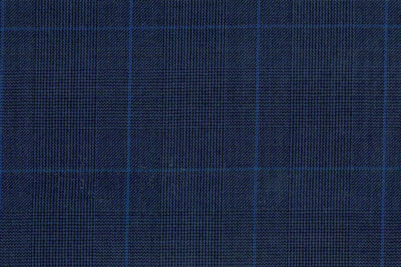 Dormeuil Amadeus 25799-625 BLUE W/BLUE CHK fabric swatch