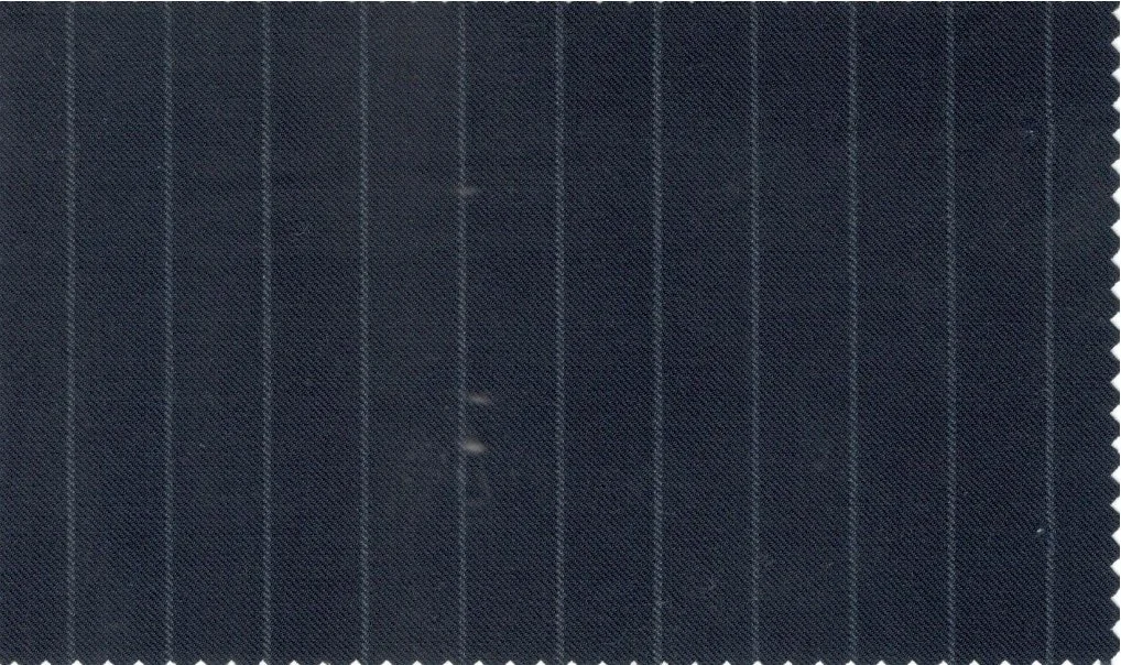 Dormeuil Amadeus 29091-625 DK NAVY CHALKSTRIPE fabric swatch