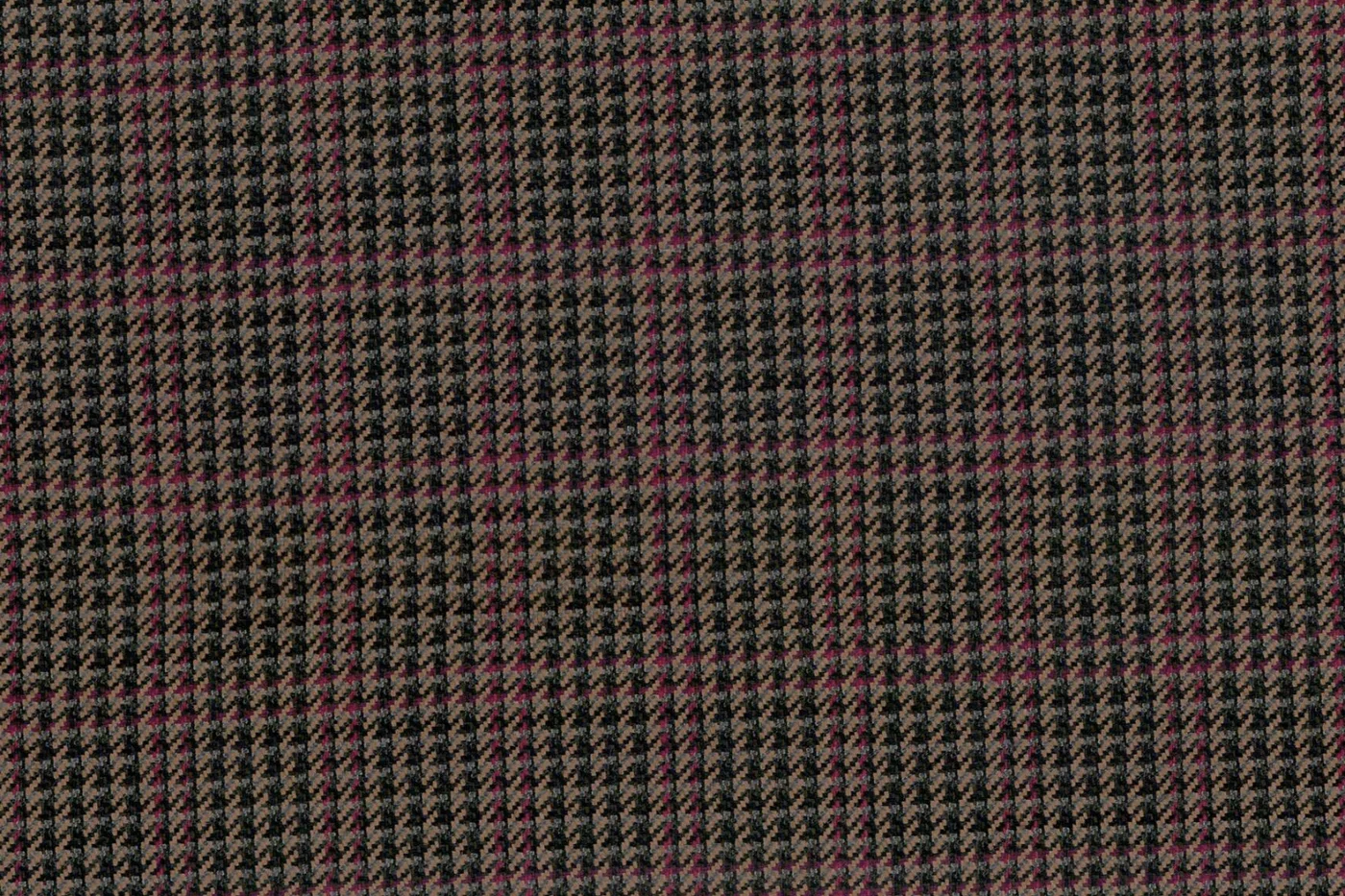 Ferre 25255-340 BROWN CHECK fabric swatch