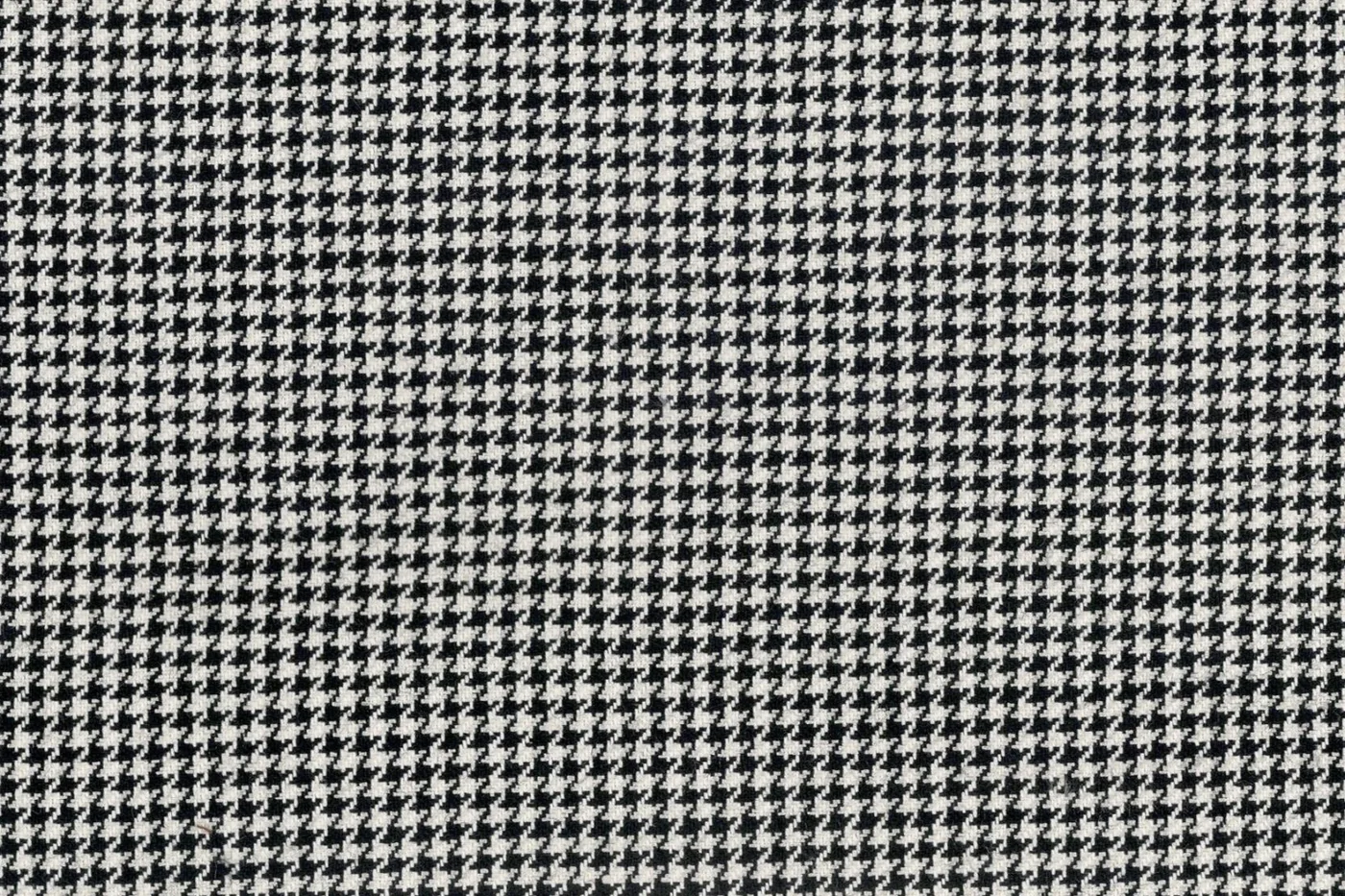 Ferre 26009-340 BLK WHT HTOOTH fabric swatch