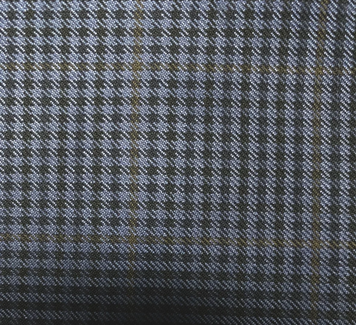 Ferre 26066-340-0 BLUE CHK fabric swatch