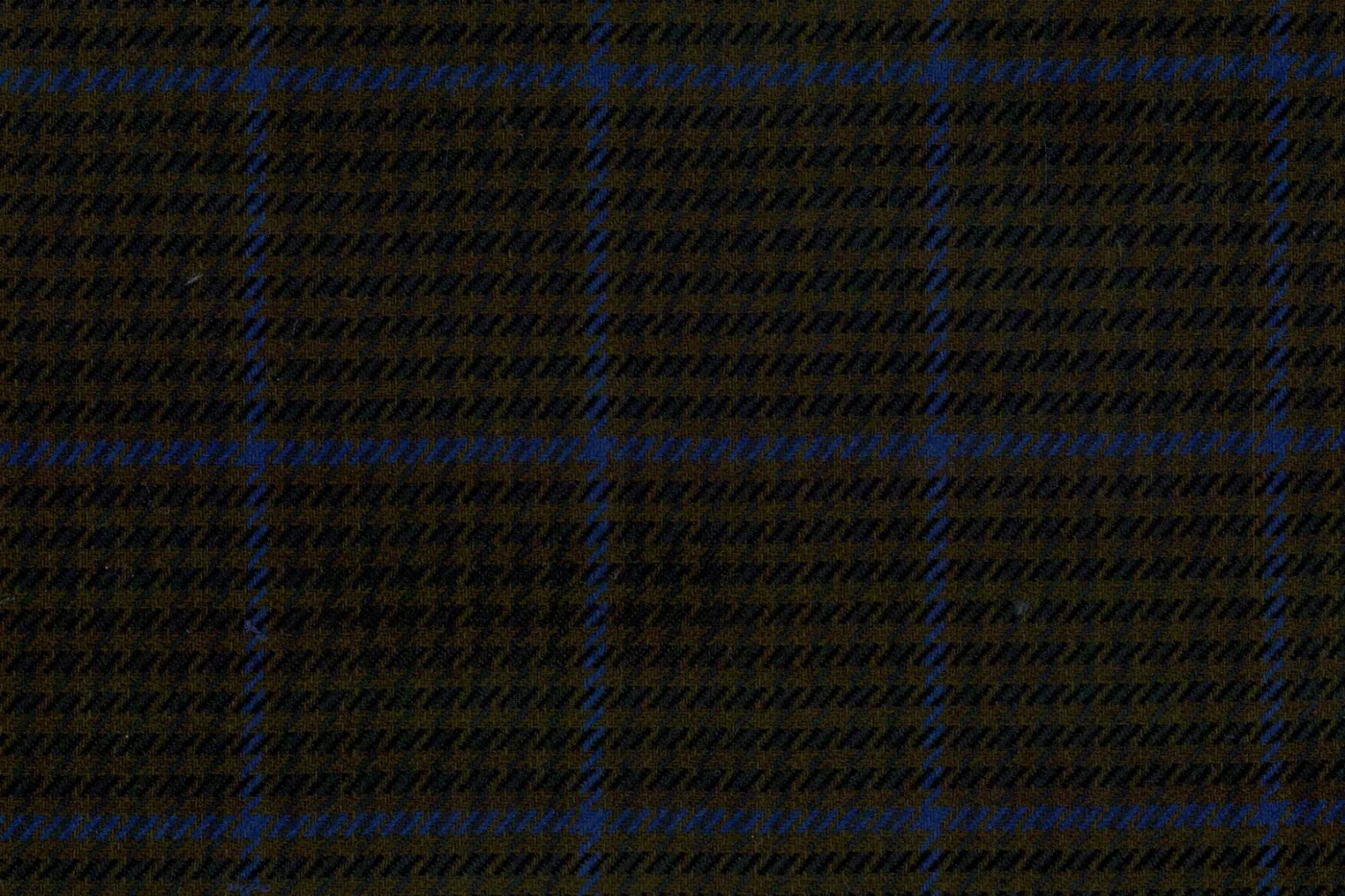 Ferre 26067-340 BROWN W/BLUE CHK fabric swatch