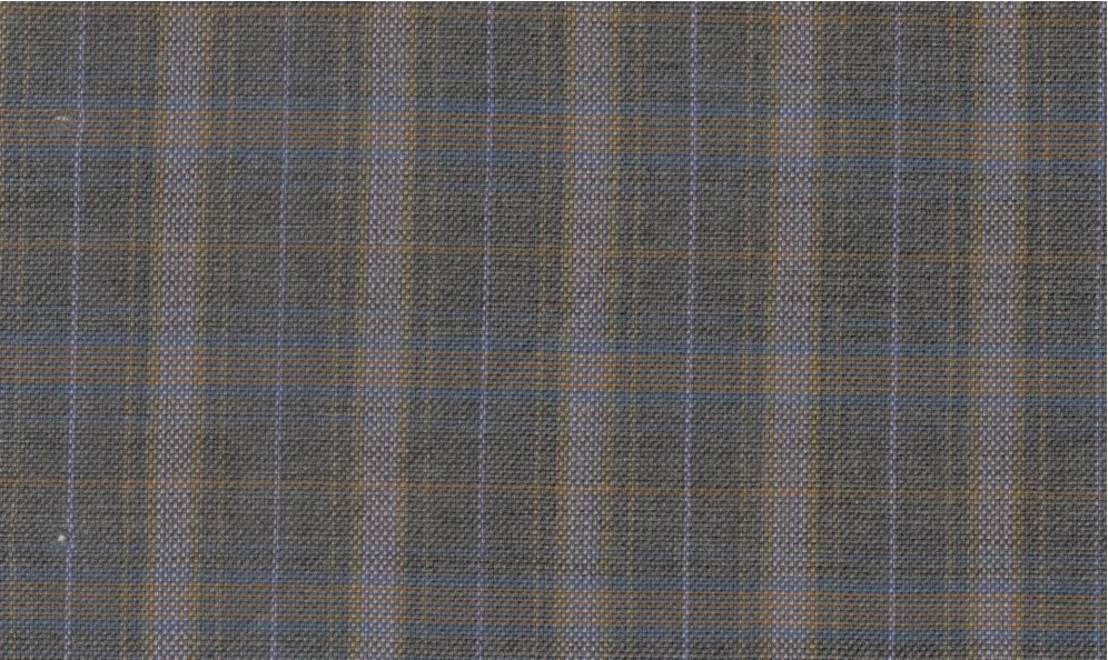 Ferre 26124-250 KHAKI W/ PURPLE CHECK fabric swatch