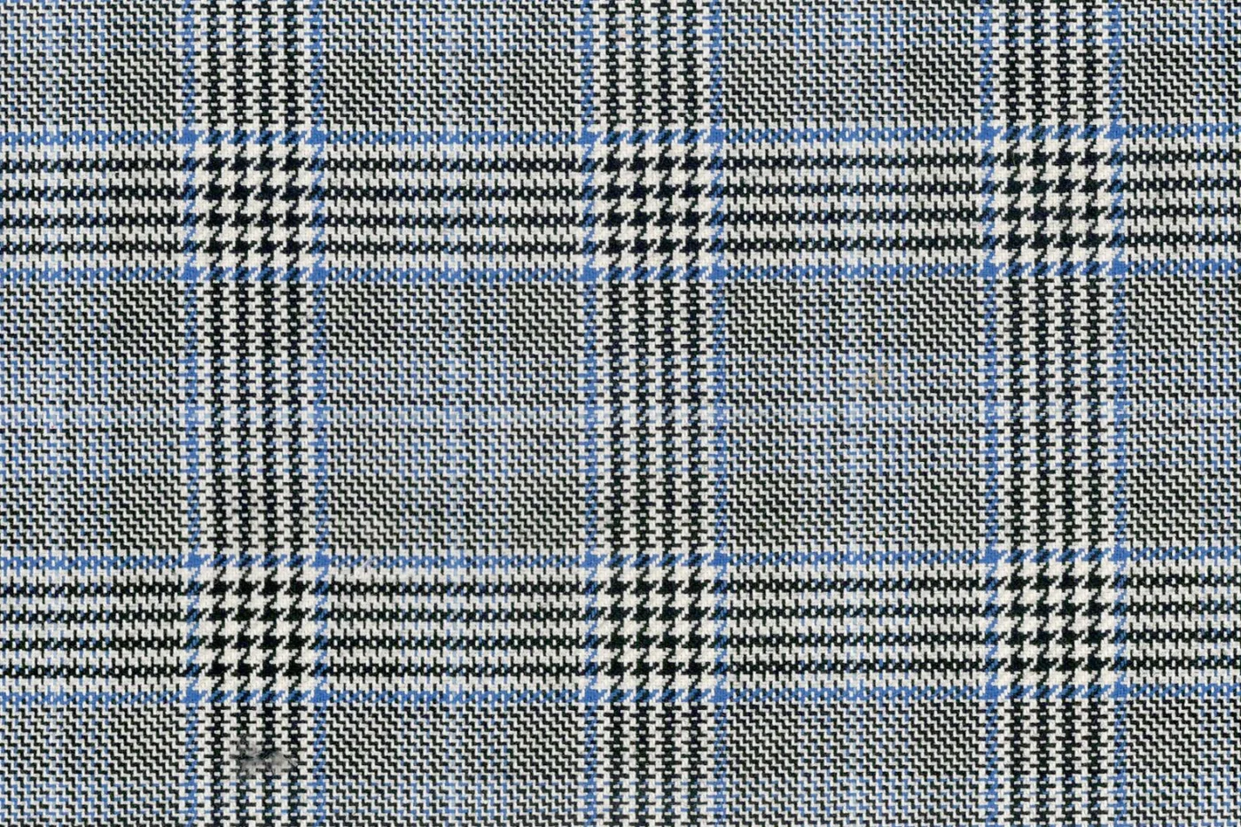 Ferre 26821-340 LT.GREY W/BLUE CHK fabric swatch