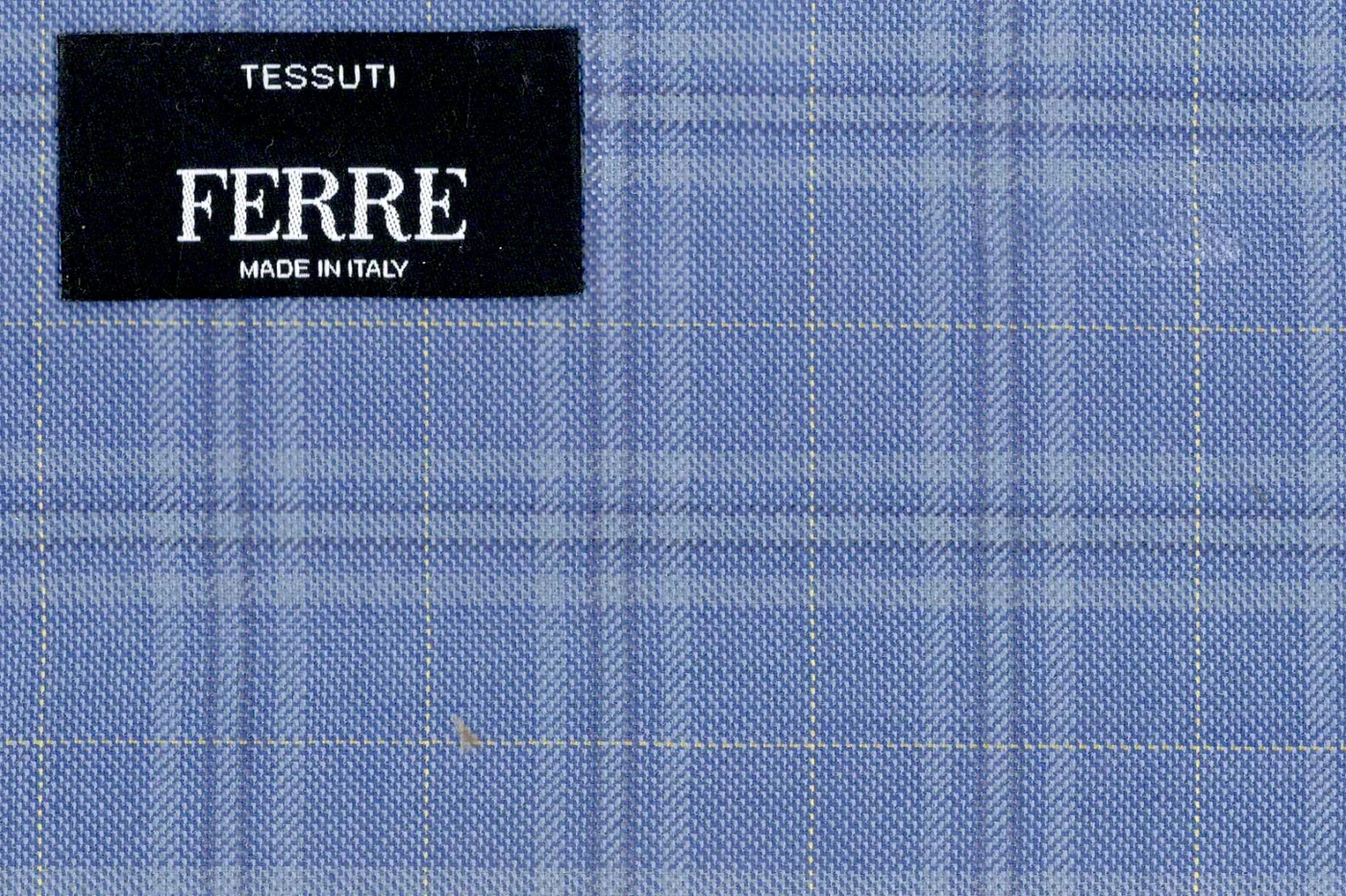 Ferre 27127-340 SKY BLUE CHECK fabric swatch