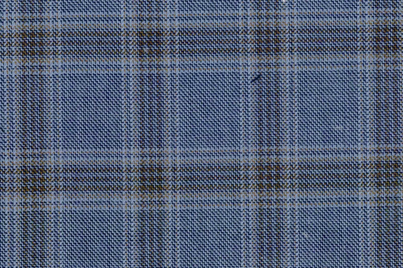 Ferre 27135-340 LIGHT BLUE CHECK fabric swatch