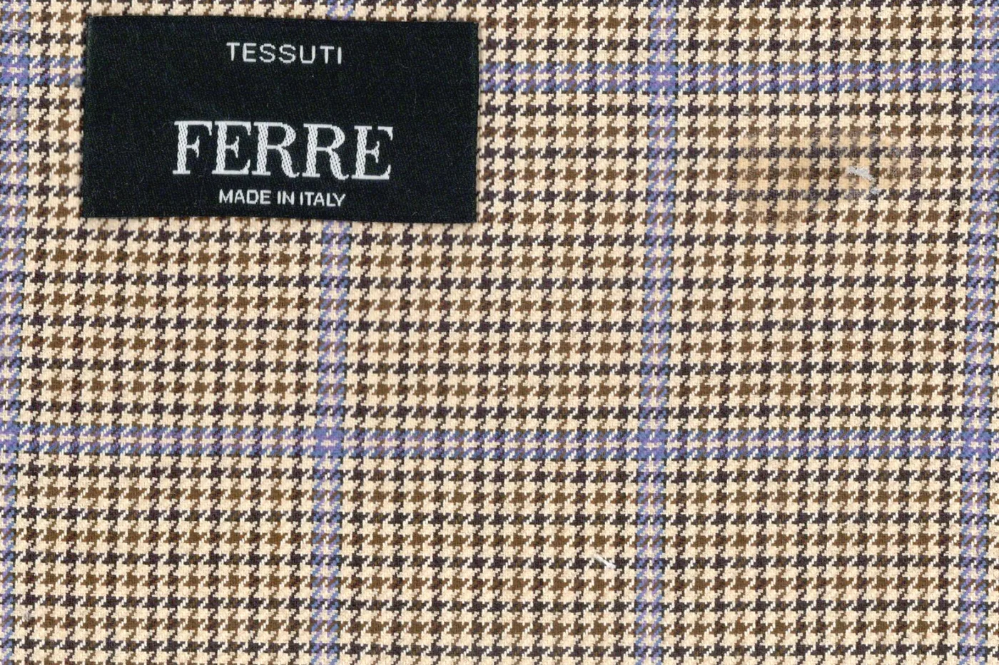 Ferre 27137-340 GOLD W/PURPLE WP fabric swatch