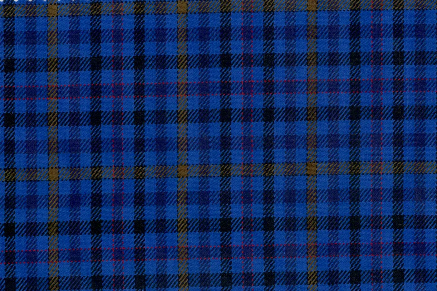 Ferre 28209-250 COBALT BLUE FANCY CHK fabric swatch