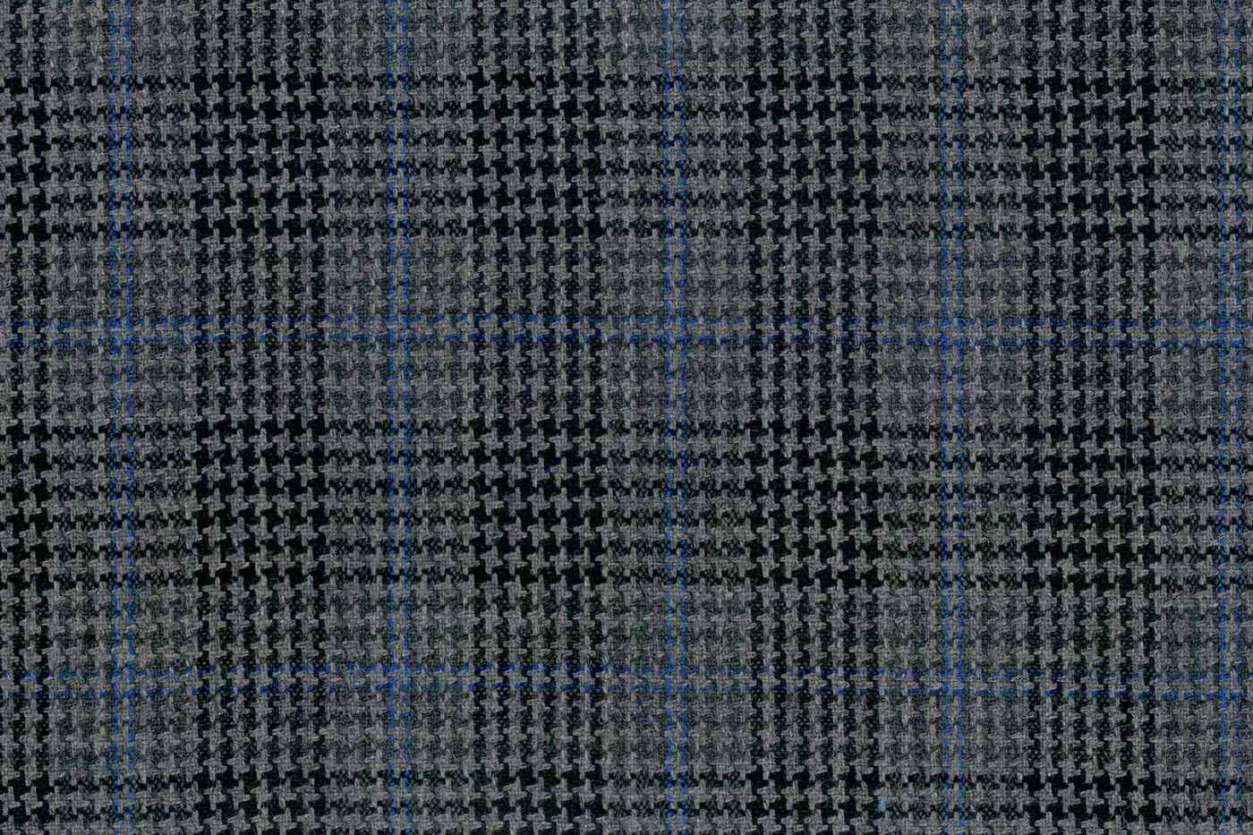 Ferre 28228-250 GREY W/BLUE CHECK fabric swatch