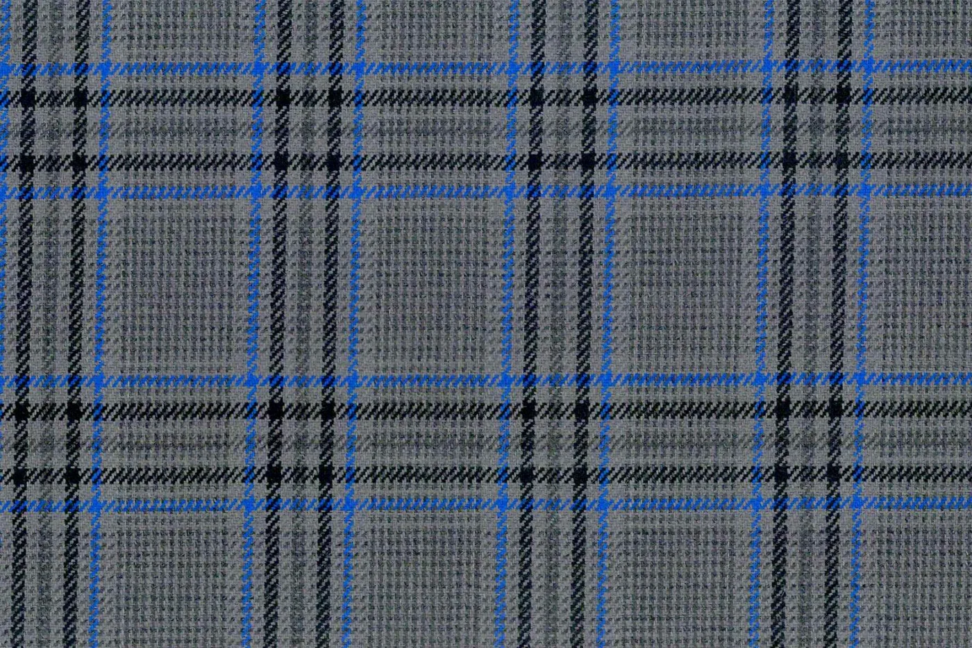 Ferre 28230-250 GREY W/BLUE CHECK fabric swatch