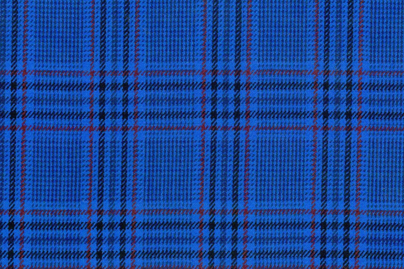 Ferre 28231-250 ROYAL BLUE W/RED CHK fabric swatch
