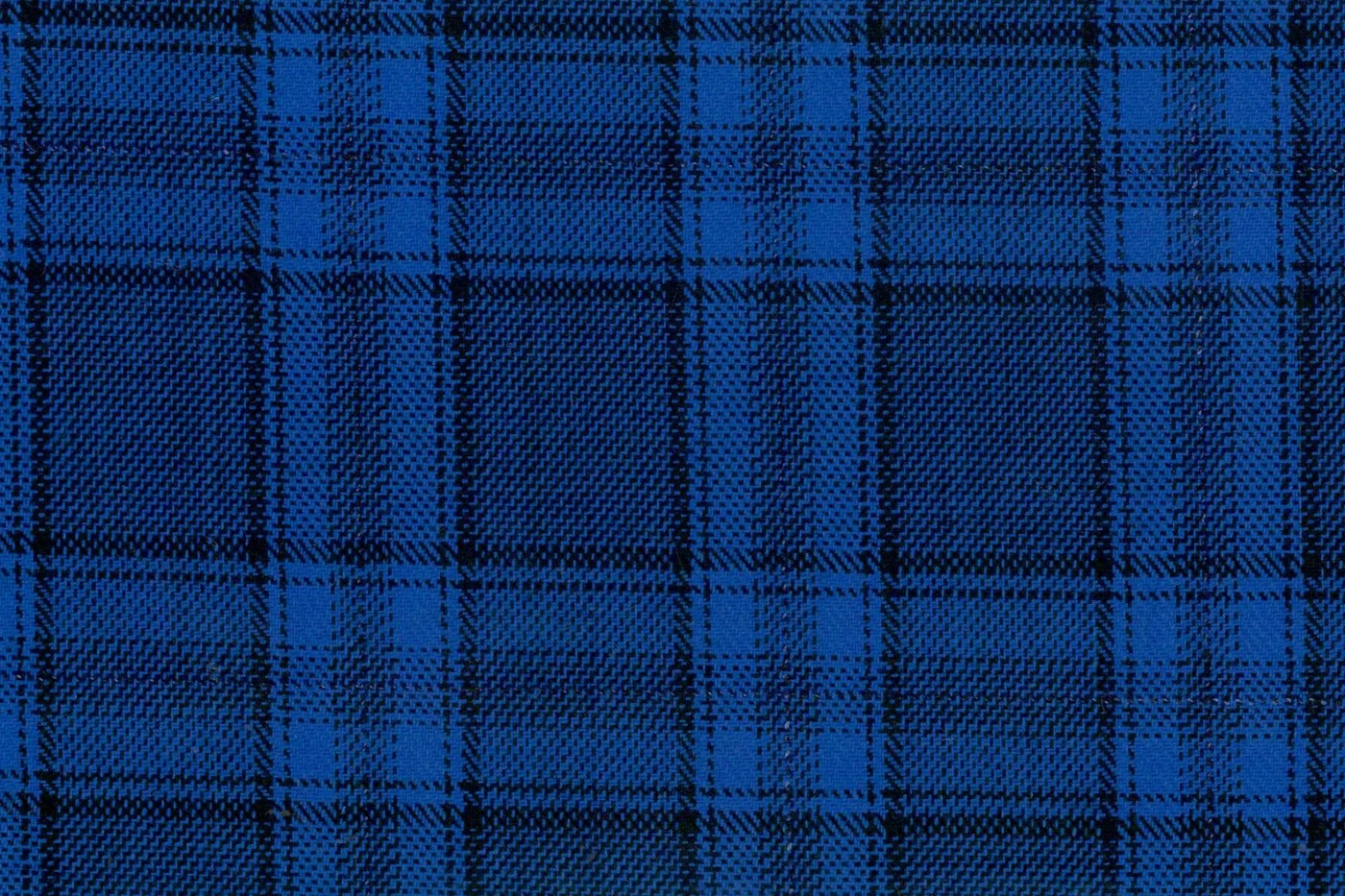 Ferre 28731-250 MED BLUE CHK W/NATURAL SLUB fabric swatch