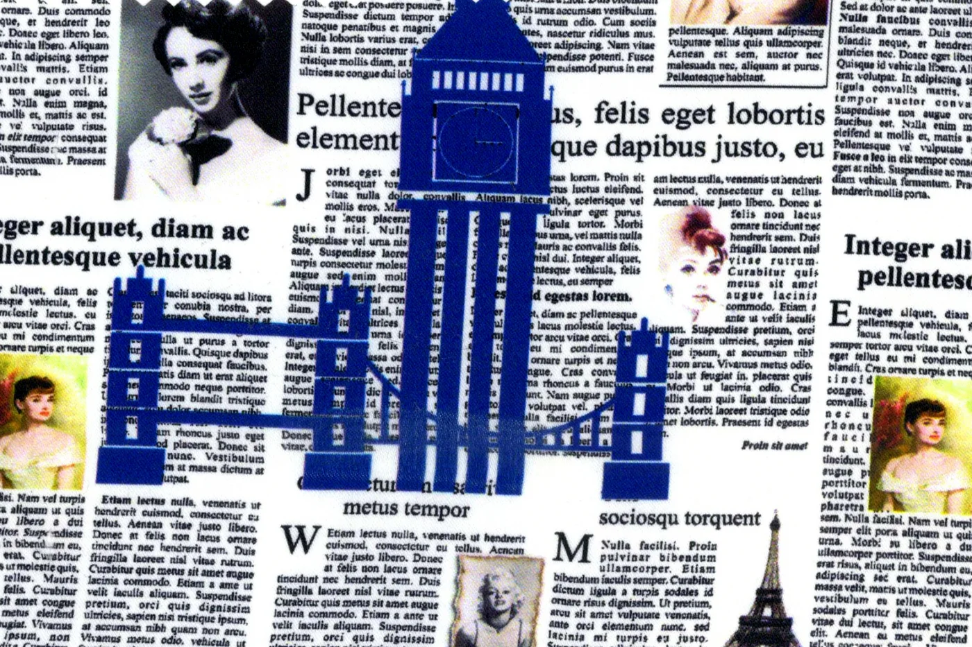 Flash Lining 27997-65 THE TABLOID fabric swatch