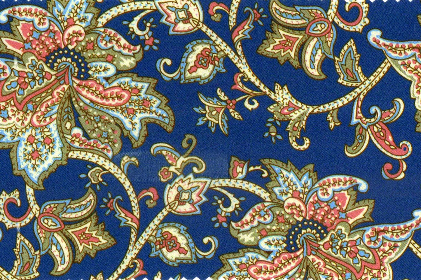 Flash Lining 27999-65 COLOURFUL PAISLEY fabric swatch