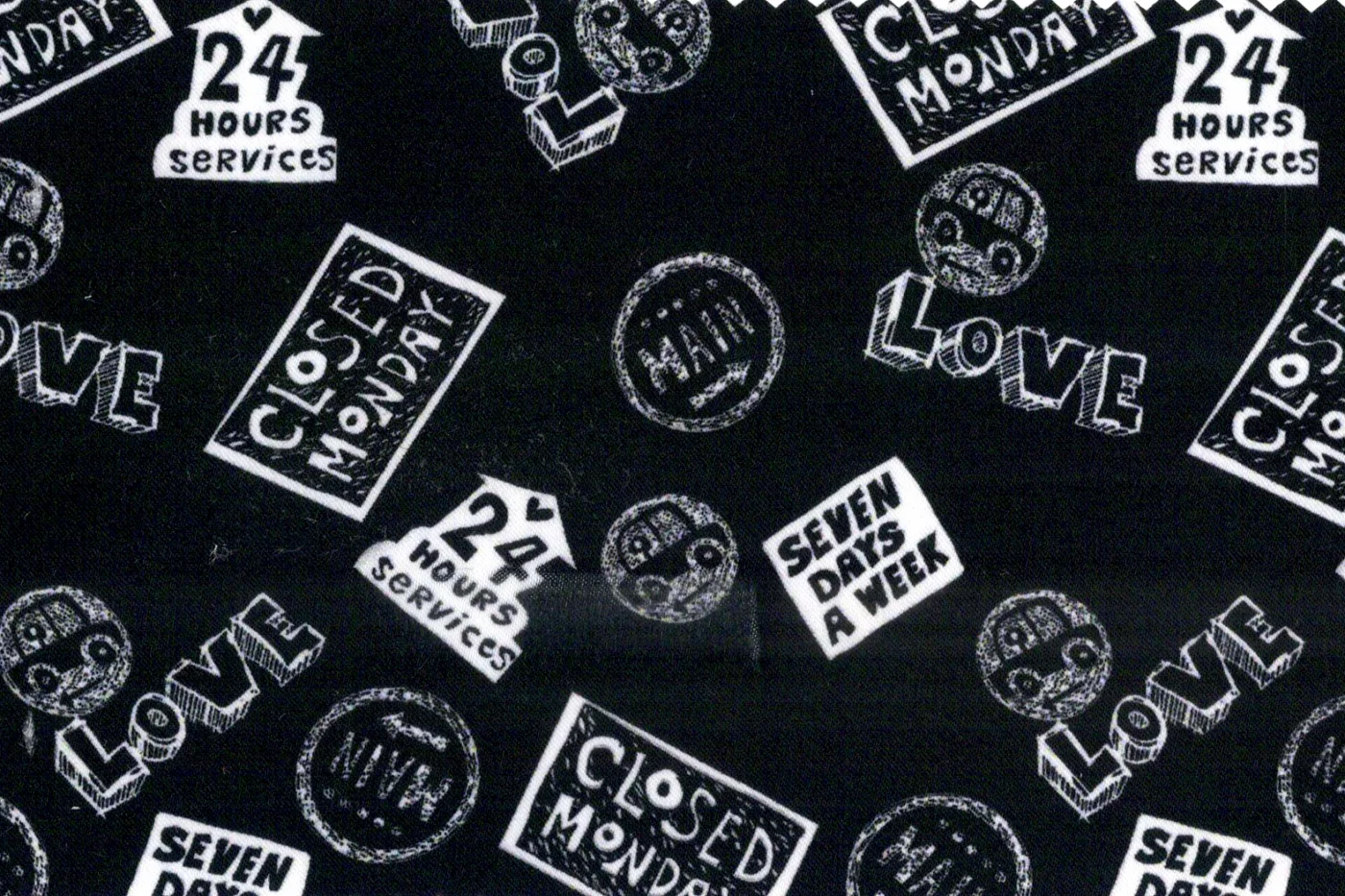 Flash Lining 28013-65 SIGNS fabric swatch