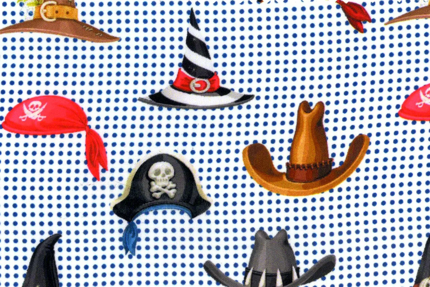 Flash Lining 28024-65 FANCY HATS fabric swatch
