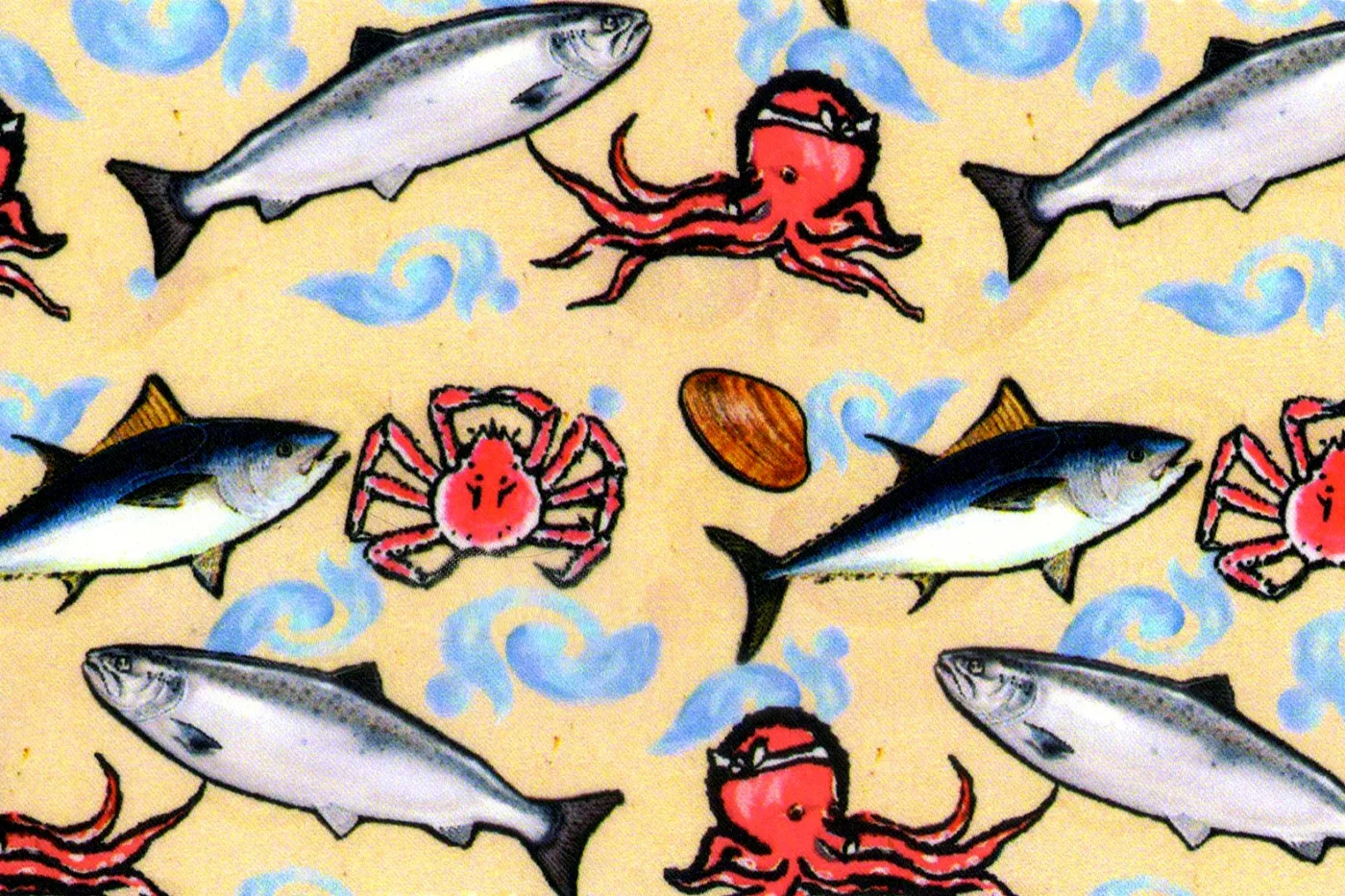 Flash Lining 28030-65 BY THE BEACH fabric swatch